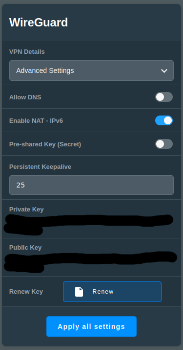 Where is the option to change keys!?